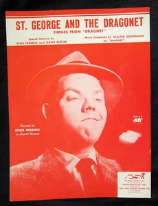 STAN FREBERG - St. George and the Dragonet - Sheet Music - Dragnet inspiration - Picture 1 of 2