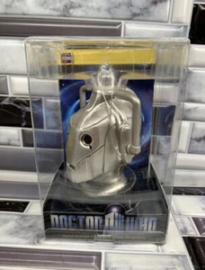 Doctor Who Cyberman Glass Ornament Kurt Adler 2014 DW4132 Handcrafted Xmas - Picture 1 of 3