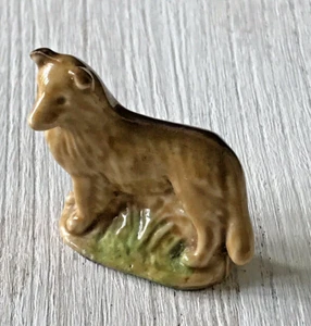 Cane Wade Whimsie Collie Piccolo Ornamento Ceramica Carino Retro Vintage. Anni '70 / '80. - Foto 1 di 3
