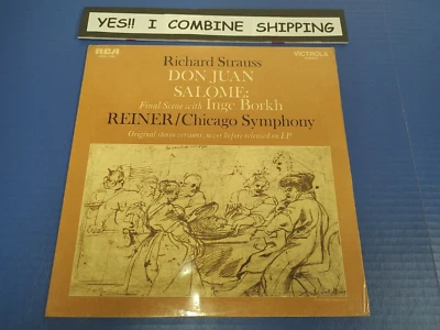 SEALED: STRAUSS: Don Juan Salome,  Borkh, Reiner/Chicago Symphony - 1969 LP RCA - Изображение 1 из 2