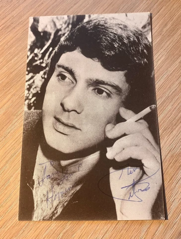 Hand Signed Uncertified Autograph from Gene Pitney of USA Singing  Fame 1972 Cover