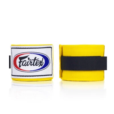 2 Pcs Fairtex Elastic Cotton Handwraps Muay Thai Boxing HW2 Full-Length 180-inch - Image 1 of 4
