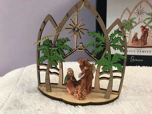 Weihnachtsschmuck Fontanini Heilige Familie Krippe CH7093 - Bild 1 von 9