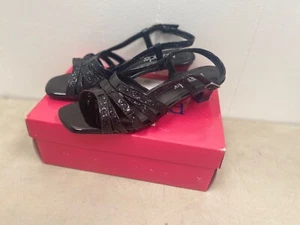 Amanda Shoes Women's Size 9 1/2 WW Black - Picture 1 of 6