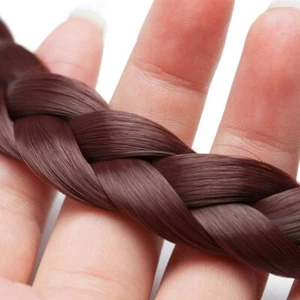 Trenza de cabello sintético elástica elástica elástica elástica elástica elástica para mujer - Imagen 1 de 1
