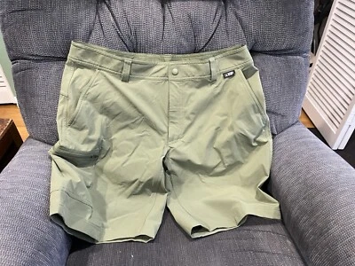 Pantalones Cortos de Campamento Medianos Eastern Mountain Sports EMS Para Hombres Nylon Marrón Senderismo Foto 1 de 3