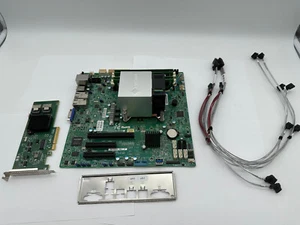 SuperMicro X10SLM+-F Motherboard Xeon E3-1220 v3 CPU 32GB RAM + Raid Card/Cables - Picture 1 of 10