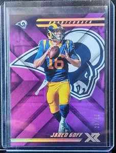 Panini XR Jared Goff Purple 2018 #ed 23/25 #89 Los Angeles Rams - Imagen 1 de 2