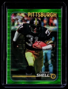 2024 Topps cromo #167 Donnie Shell refractor verde - Imagen 1 de 2