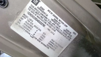 Passenger Rear Side Door Extended Wb VIN V 5th Digit Fits 97-05 VENTURE 259263 Foto 1 de 4