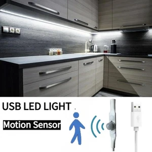 USB LED Streifen Licht Bewegungsmelder Handfeger Nachtband für TV Küche Schlafzimmer - Bild 1 von 12