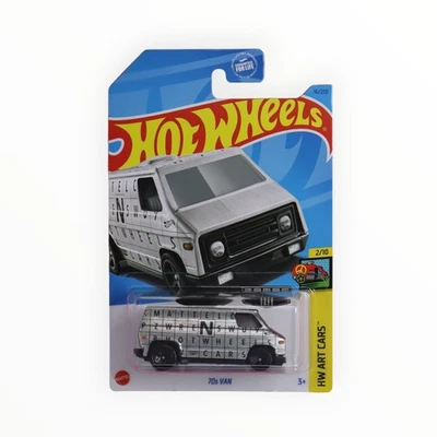 Hot Wheels 70s Van 16/250 - ZAMAC - 2023 Mainline A - Image 1 of 4