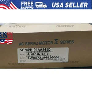 NEW YASKAWA SGMPH-04AAE41D SGMPH04AAE41D Servo Motor FAST SHIPPING - Picture 1 of 5
