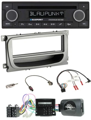 Blaupunkt Lenkrad Bluetooth DAB CD USB Autoradio für Ford S-Max Mondeo Can 07-14 - Bild 1 von 4
