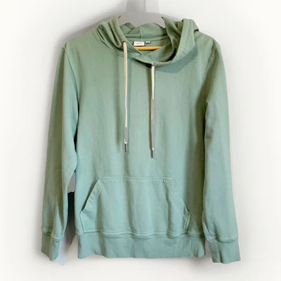 Sudadera con Capucha de Terry ONIA Para Hombres Verde Espuma de Mar Talla Pequeños Bolsillos Exterior Informal Foto 1 de 4