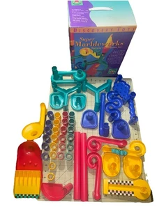 1997 Discovery Toys Super Marbleworks Raceway Construction Set 49 Pcs No Marbles - Picture 1 of 17