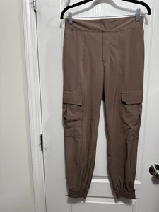 ATHLETA Chelsea Utility Jogger Women’s 4 Mineral Brown Pants Athleisure Pockets - Picture 1 of 16