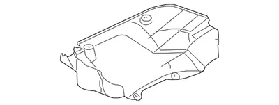BMW M5 2009-2010 genuino - protector debajo de la carrocería 51-71-7-124-633 Foto 1 de 2