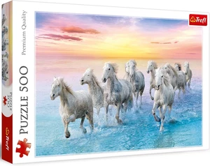 NUEVO Rompecabezas Trefl 500 Piezas Caballos Blancos Galopantes Calidad Premium - Imagen 1 de 2