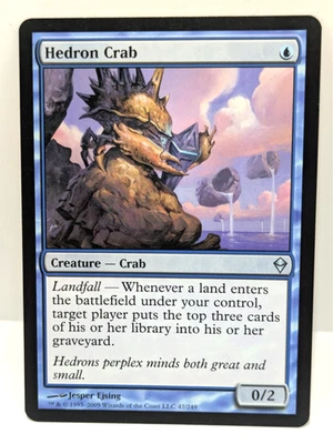 Zendikar - Hedron Crab - Regular - Uncommon - Creature - # 47 - Image 1 of 2