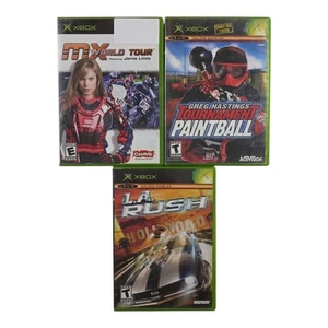 MX World Tour, Greg Hastings Tournament Paintball, L.A. Rush Xbox Game Lot of 3 - Picture 1 of 5