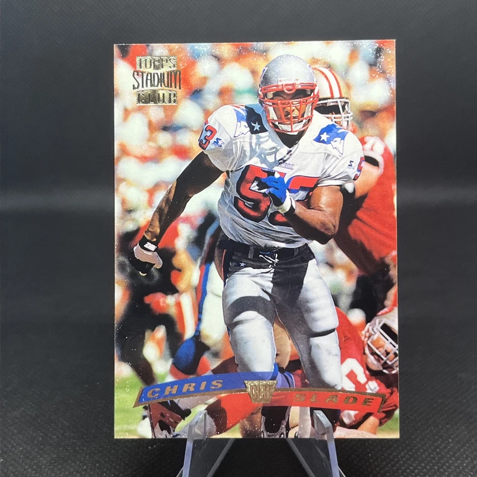 1996 TOPPS STADIUM CLUB CHRIS SLADE #53 NEW ENGLAND PATRIOTS - Image 1 of 1