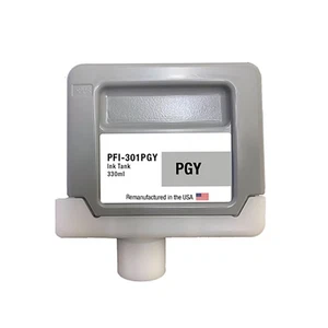 Compatible Ink Cartridge For Canon PFI-301 330ml Photo Gray-USA - Afbeelding 1 van 2
