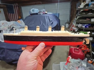 Vtg SeaMasters R.M.S. Titanic Battery Operated Toy Ship 12.5" - Picture 1 of 24