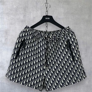 Dior Monogram Oblique Canvas Cotton Sweat Shorts Stretching Waist Size M US 8 - Picture 1 of 14