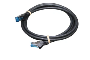 10× Goobay CAT 6A Patchkabel – 2 m, Schwarz, S/FTP (PiMF), LSZH - Bild 1 von 4