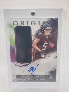 2022 Origins DRAKE LONDON Rookie Patch AUTO RPA RC No. 162 - Bild 1 von 2