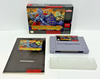SNES: Super Ghouls N Ghosts *COMPLETE & FREE SHIPPING* - Image 1 of 4