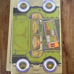 Vintage 1980er Banana Republic Jeep Geschenkbox Display neu versiegelt 3D Geschenkbox - Bild 1 von 10