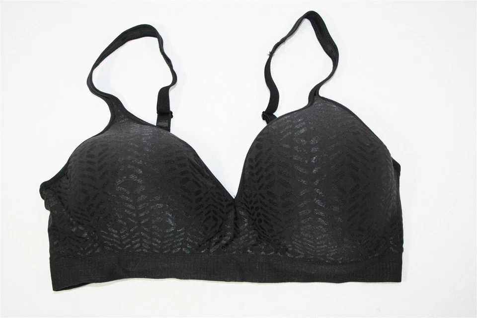 944X01 Hanes HU08 Ultimate Perfect Coverage Wirefree Bra 3XL Black - Image 1 of 1