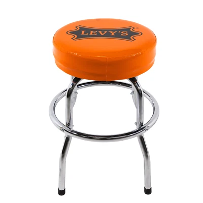 Levy's Branded 24” Traditional Padded Swivel Player's Stool; (LVY-LOGOSTOOL) - Image 1 of 2