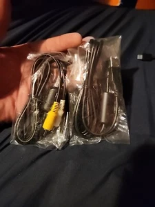 New Original AV Video Cable Cord & USB CABLE Cord for NIKON COOLPIX 8400 - Picture 1 of 2
