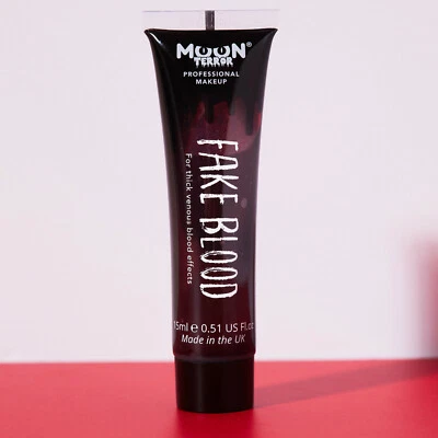 MOON TERROR Fake Blood Halloween Zombie Vampir Kostüm SFX Spezialeffekte Make-up 15ml