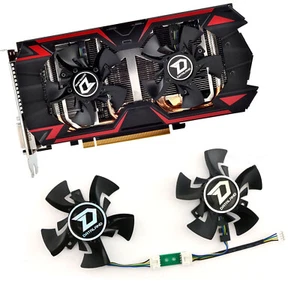 Cooling Fan Replace Fan With Power Board for DATALAND R9 380 285 2G/4G GA81O2U - Picture 1 of 8