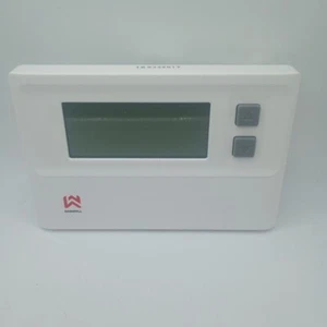 #G) Saswell Easy To Read Thermometer with Fan Control Display White Tested - Picture 1 of 2