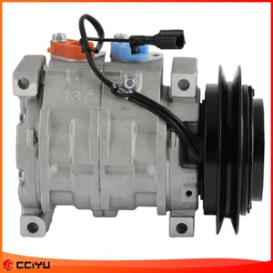 AC A/C Compressor For Isuzu NPR 3.0L 2011 2012 2013-2015 Hino 268 7.7L 2011-2019 - Picture 1 of 10