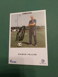 FC Schalke 04 , R. Faller ,18/19 ,Autogrammkarte, Fussball - Picture 1 of 2