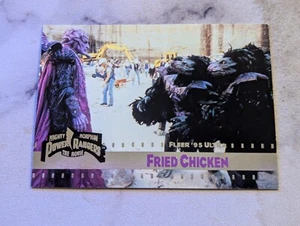 Mighty Morphin Power Rangers Movie #122 Fried Chicken 1995 Saban Fleer Card - Picture 1 of 2