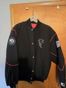 Rare ATLANTA FALCONS Mens Starter Jacket Size L Team NFL Vintage Puffer Coat NWT - Picture 1 of 5