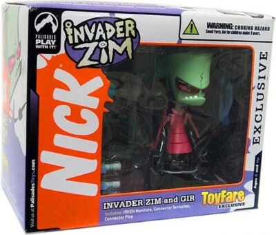 PACK DE 2 INVADER ZIM y GIR - Exclusivo de ToyFare - NUEVAS Palisades Foto 1 de 2