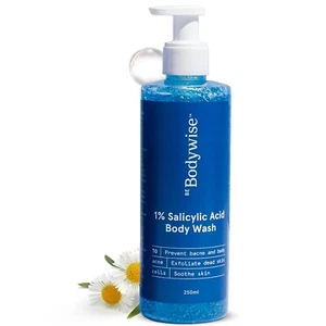 Be Bodywise 1% Salicylsäure Duschgel/Körperakne, holprige Haut, Peelings 250 ml - Bild 1 von 6