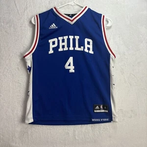 NBA Philadelphia 76'ers Nike Men's #4 Noel Royal Philadelphia Jersey Youth M - Picture 1 of 8