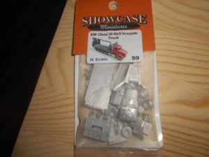 Showcase Miniatures N Scale KW Class Hi-Rail Grapple Truck Kit #59 - Picture 1 of 5