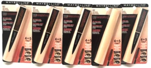 (5) Maybelline Total Temptation Mascara Sealed 0.27 fl oz 602 - Very Black - Picture 1 of 3
