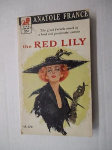 THE RED LILY BY ANATOLE FRANCE VINTAGE 1957 LION LIBRARY PAPERBACK LL170 - Picture 1 of 5