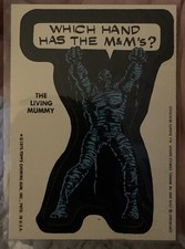 1974 1975 TOPPS MARVEL COMIC BOOK HEROES STICKER • THE LIVING MUMMY - MINT